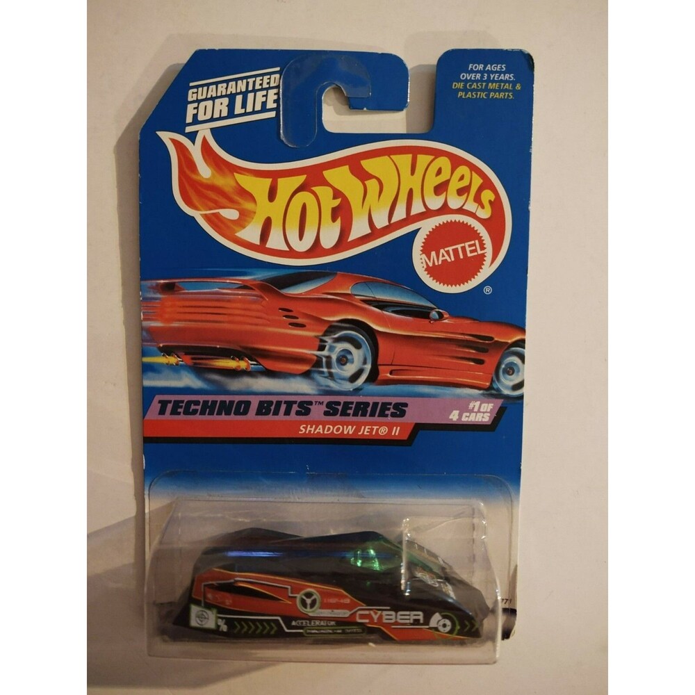 Hot Wheels Shadow Jet II Techno Bits Series 1 Of 4 18771 Collector #689